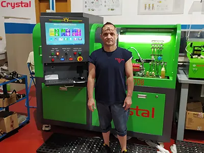 Chinese Smart Manufacturing Shines in Europe! HCR708 Multi-functional Common Rail Test Bench Successfully Delivered to Italian Customer.