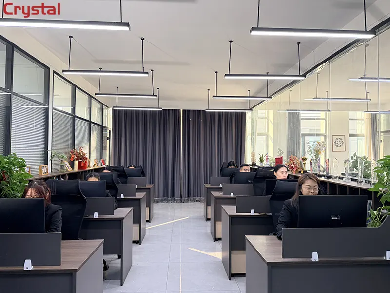 Crystal Automation Customer Service Office Area