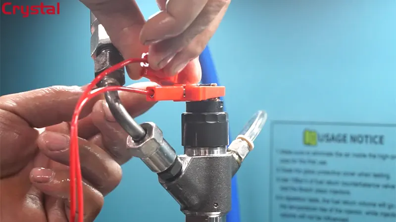 Universal Fixture for Clamping Electronically Controlled Common Rail Injectors