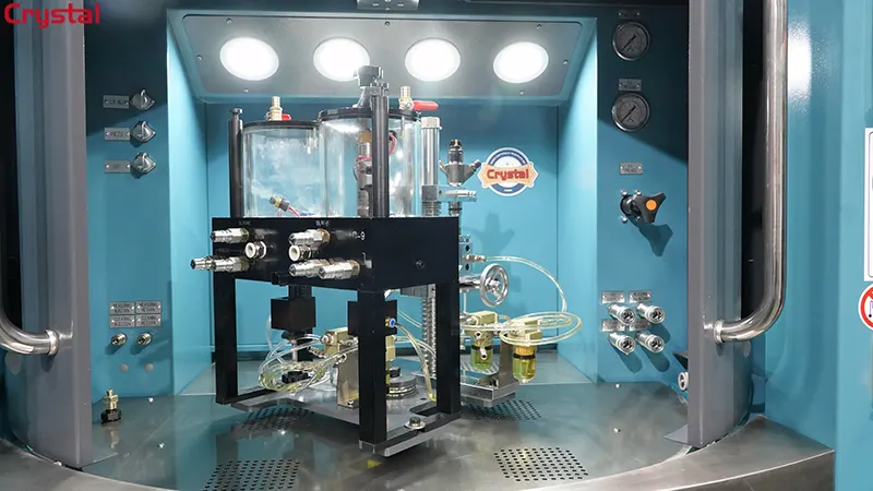 CR518-PRO Common Rail Test Bench Manual Rotary Fixture