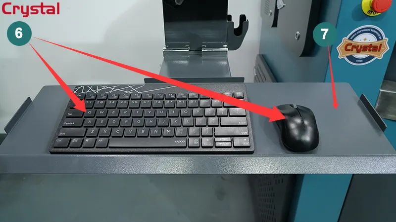CR518-PRO Test Bench Keyboard and Mouse Introduction