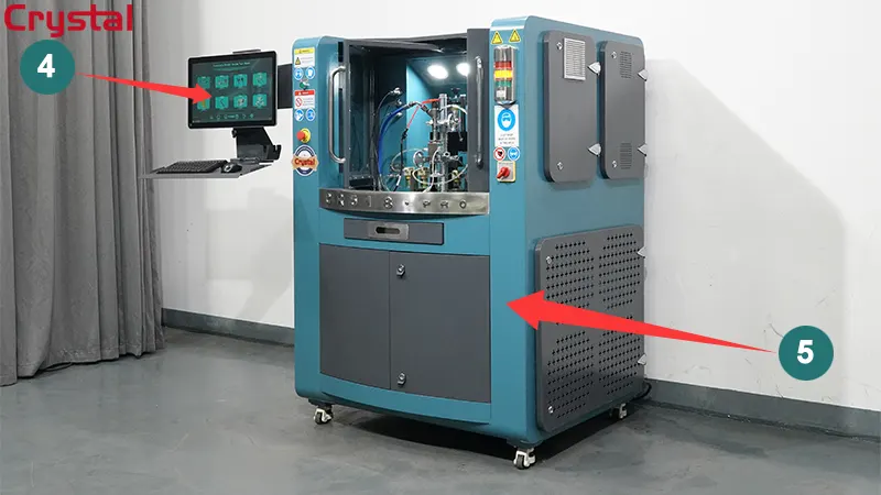 CR518-PRO Test Bench: Main Unit Operation and Exterior Overview