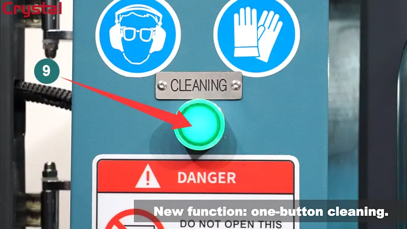 CR518-PRO Test Bench One-Touch Cleaning Function