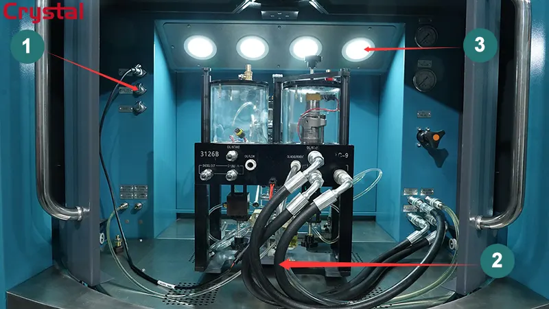 Description of Main Components of the CR518-PRO Test Bench Control Room