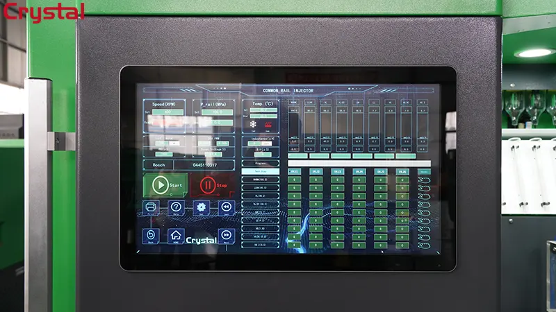 CR818-PLUS Test Data Display