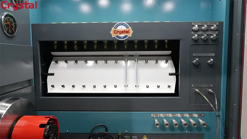 A 12-Cylinder Auto-Turning Oil Collecting Tank Assembly