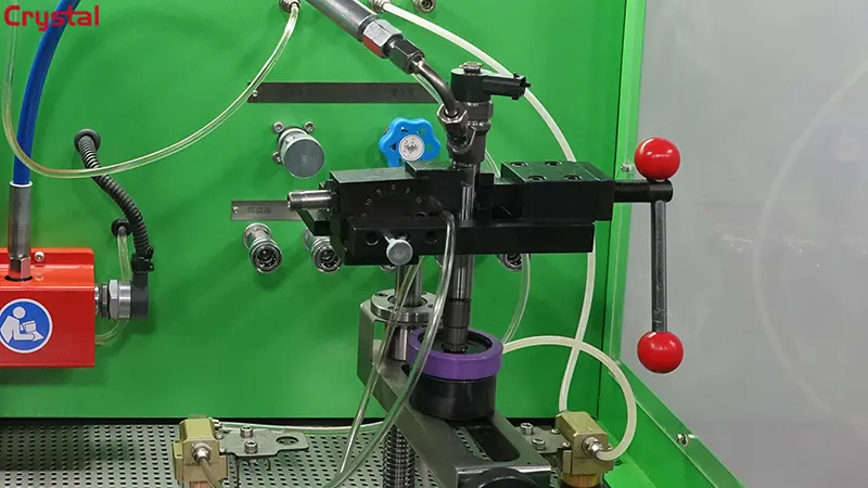 Universal Fixture for Electronically Controlled Common Rail Injectors