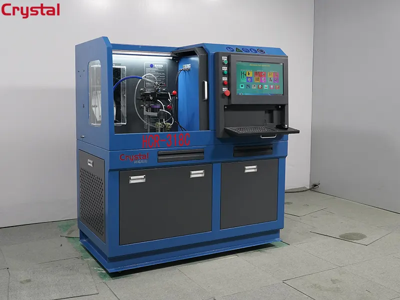The HCR318C Injector Test Bench and other items are awaiting shipment