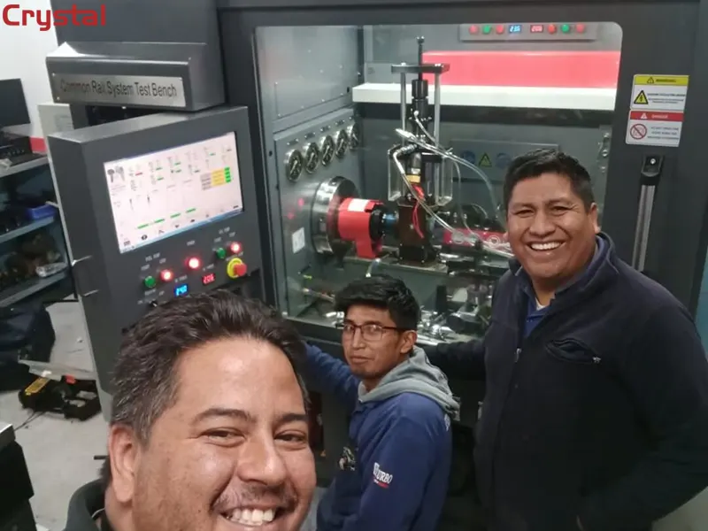 An Ecuadorian client is currently commissioning the HCR918 test bench