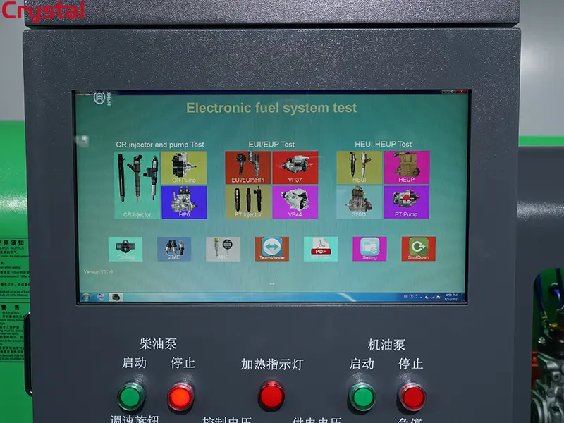 The Advanced Operating System of the HCR708 Test Bench