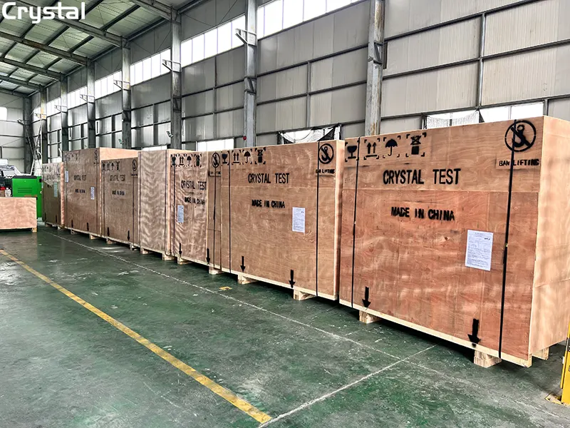 High-Pressure Common Rail Test Bench Packaging Completed