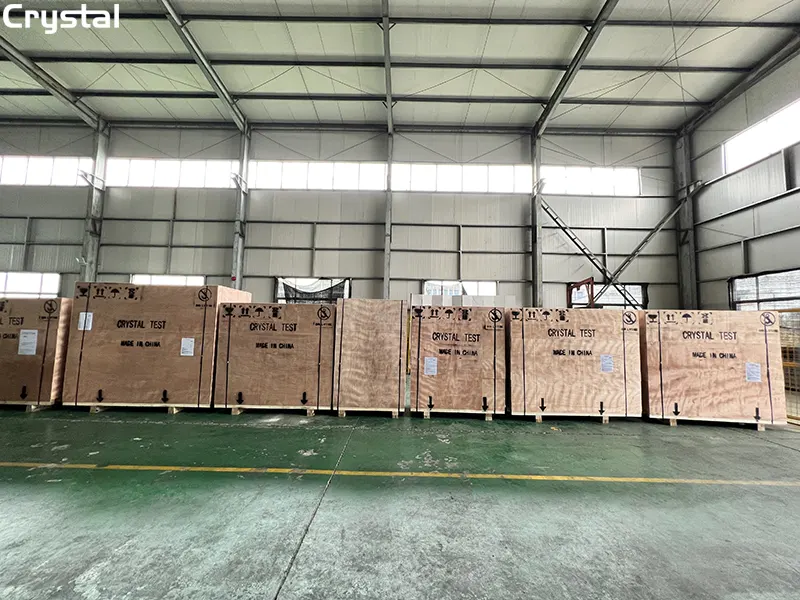 Packaging of High-Voltage Common Rail Test Bench Completed