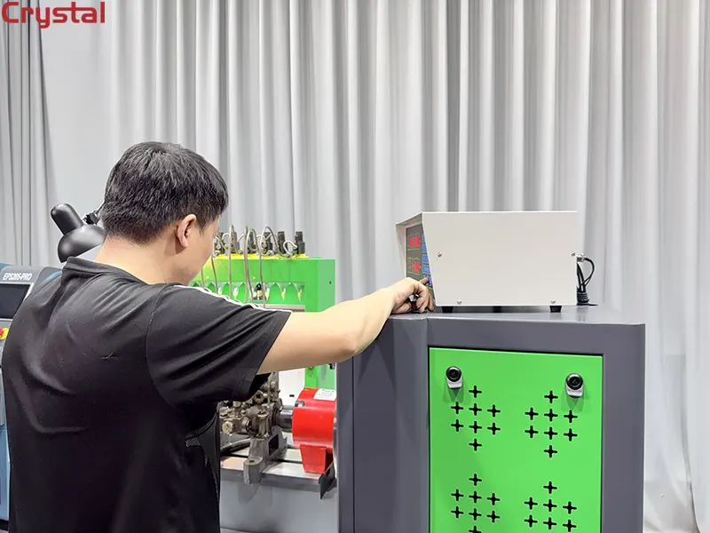 Crystal swap test: nozzles vs. pump – find the real problem