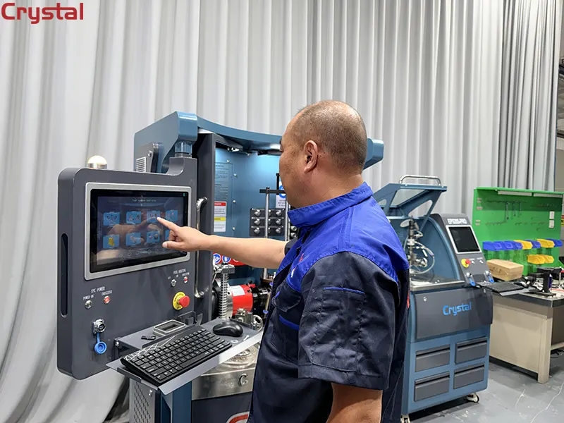 Crystal injection pump test bench supporting multi-brand injectors and pumps – Bosch Denso Delphi Siemens Caterpillar Cummins