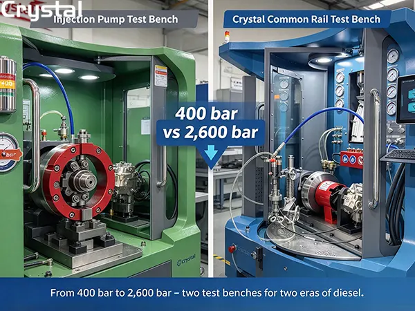 Top 8 Differences: Injection Pump Test Bench vs Common Rail Test Bench